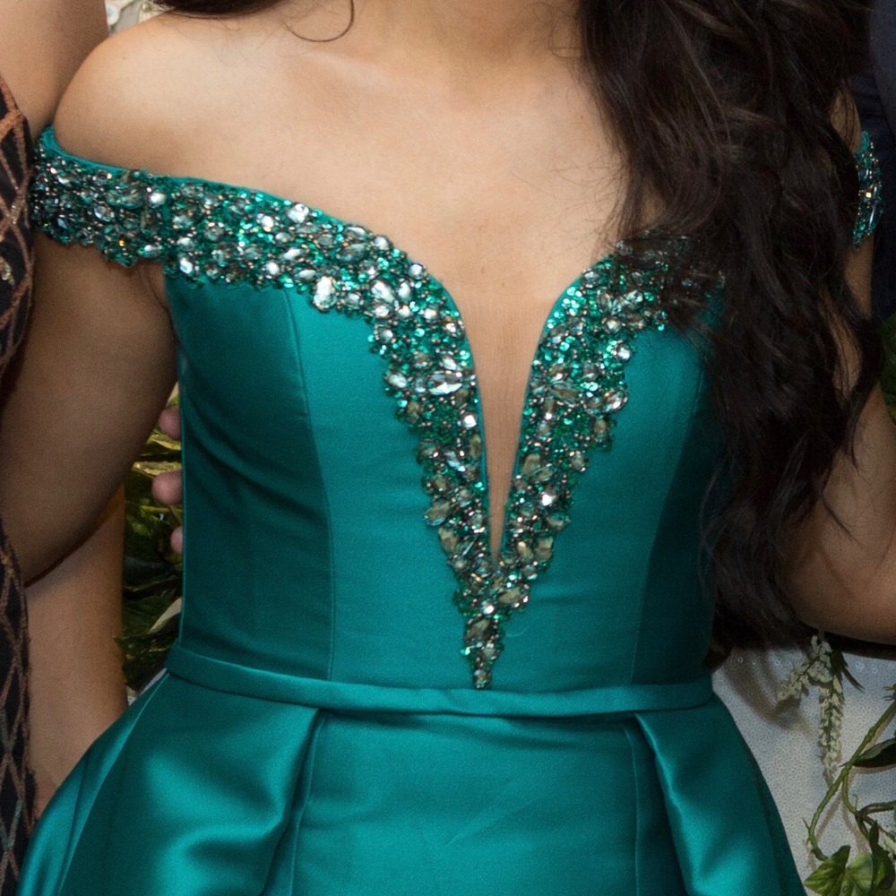 Teal Prom Dress